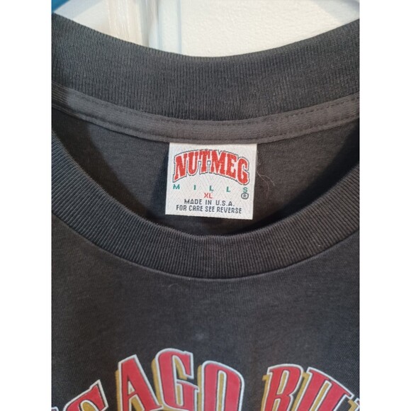 VTG CHGO BULLS NUTMEG MILLS JERSEY NWOT 1992 BACK TO BACK WORLD CHAMP MENS XL - Picture 9 of 13